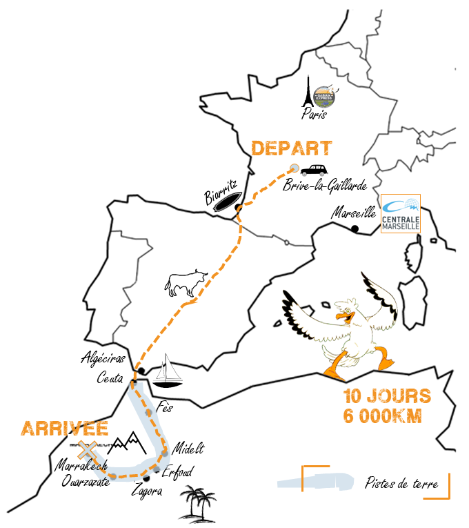 Itinéraire de la 22e édition